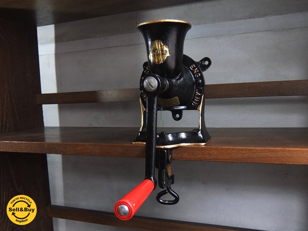 スポング SPONG 鉄鋳製 コーヒーミル Model:NO.1 希少 廃番品 イギリス ♪