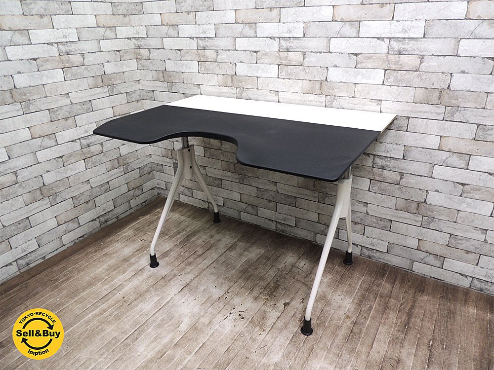 ハーマンミラー Herman Miller エンベロップデスク スライド天板 & 高さ調節機能 ビルスタンフ ジェフウェバー ●