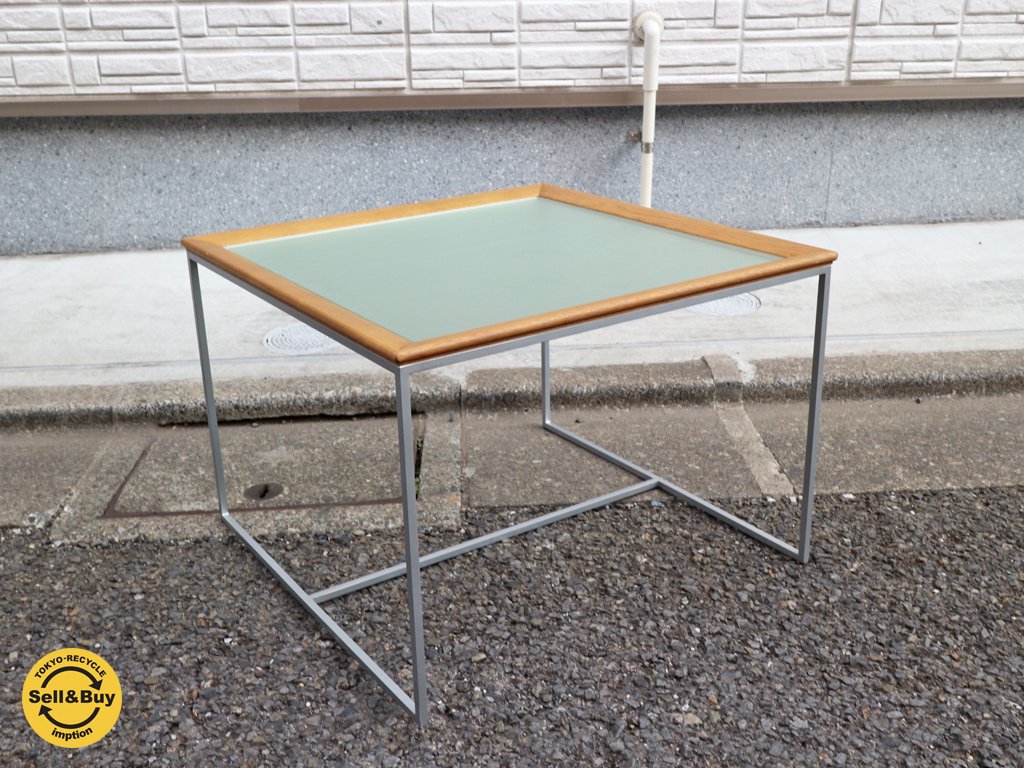 カリモク karimoku オーク材 × ガラス天板 ローテーブル センターテーブル ◎