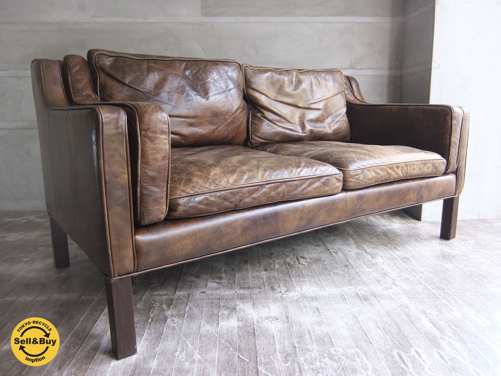 ハロ HALO ジャーナルスタンダードファニチャー journal standard Furniture ダブルネーム アイメッシュ IMESH レザー 2人掛け 2P 2シーター ソファ 本革 ♪