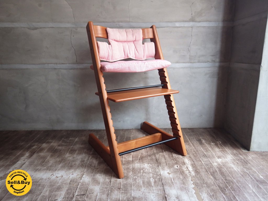 ストッケ STOKKE トリップトラップ TRIPP TRAPP ベビーチェア 新型 チェリー ●