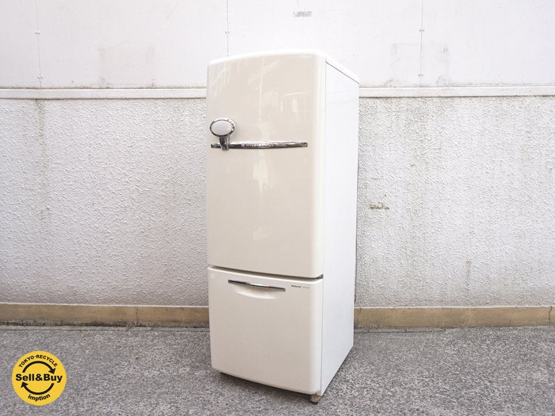 ナショナル National ウィル WiLL 冷蔵庫 2002年製 FRIDGE mini 162L ホワイト ●
