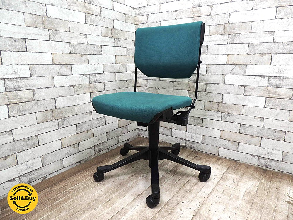 ジロフレックス giroflex 33 デスクチェア オフィスチェア アーム無し 布張り A グッドデザイン賞 生産終了アイテム ●
