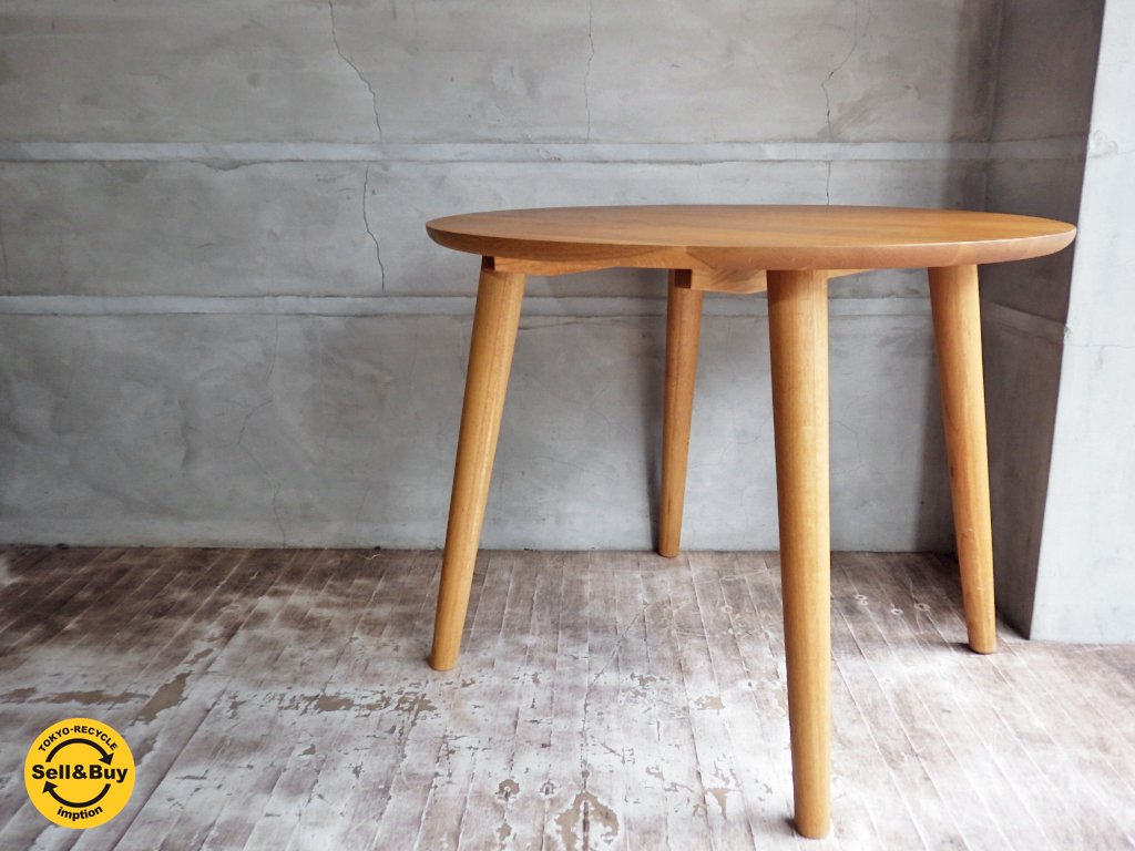 クラッシュゲート CRUSH CRUSH PROJECT イージーライフ Easy Life マルメッコ MARUMEKKO TABLE オーク 無垢材 ダイニングテーブル ラウンド 円形 ♪