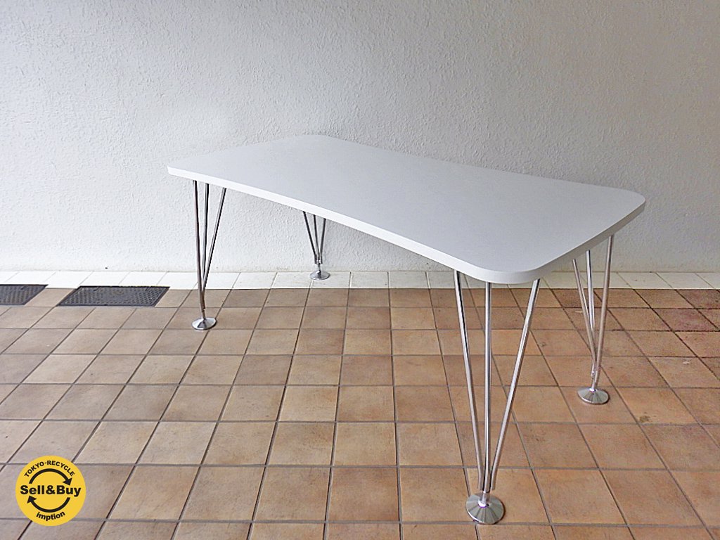 カルテル Kartell マックス Max テーブル 固定脚 イタリア フェルッチョ・ラヴィアーニ 美品 ◇