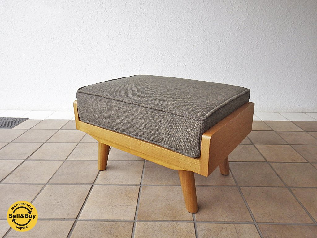 ウニコ unico アルベロ ALBERO オットマン スツール 北欧スタイル 美品 ◇