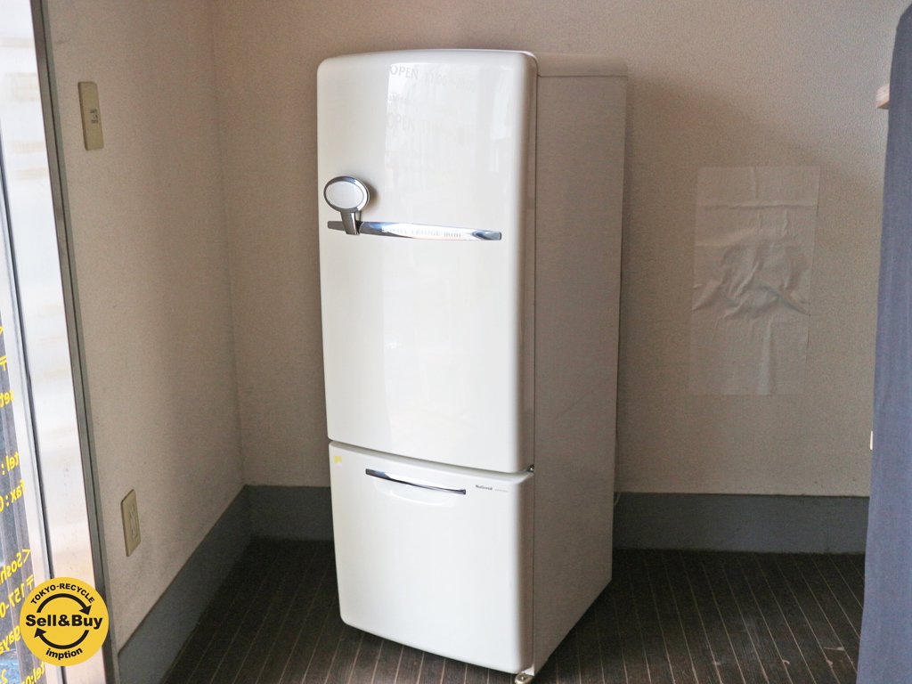 ナショナル National ウィル ノスタルジック WiLL fridge mini 冷蔵庫 162L 2003年製 ◎
