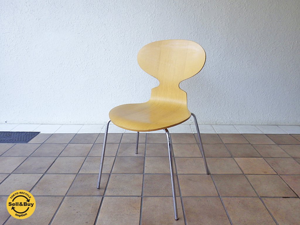 フリッツハンセン Fritz Hansen アントチェア ANT CHAIR ビーチ アリンコチェア アルネ ヤコブセン ◇