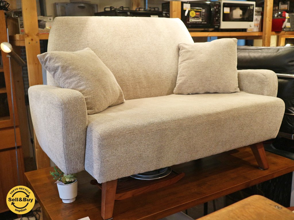 ウニコ unico エヴァ EVA 2P ソファ クッション2個付き ◎