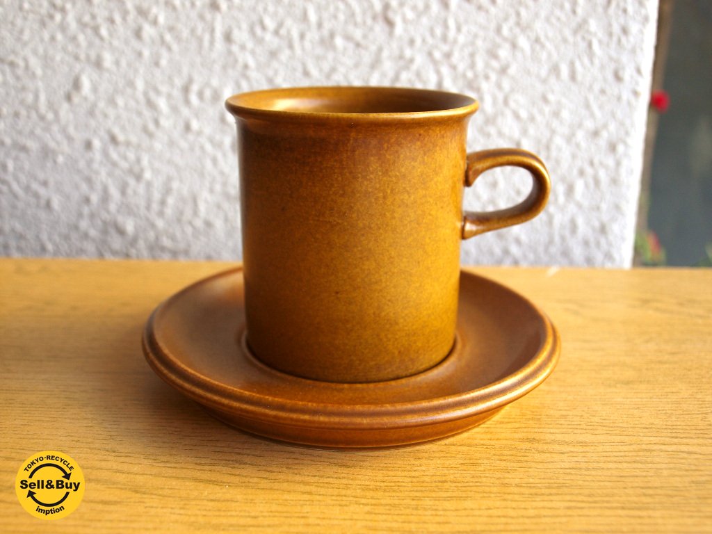 アラビア Arabia ルスカ Ruska コーヒー カップ&ソーサー Coffee C&S ウラ・プロコッペ ★