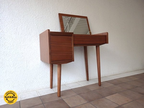 ウニコ unico アルベロ ALBERO ドレッサー デスク チーク 美品 60’S 北欧ビンテージテイスト ◇