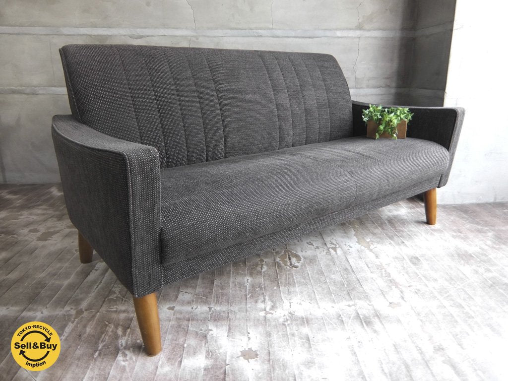 ウニコ unicox カリモク karimoku コラボ US21 2シーター ファブリック ソファ 廃盤カラー♪