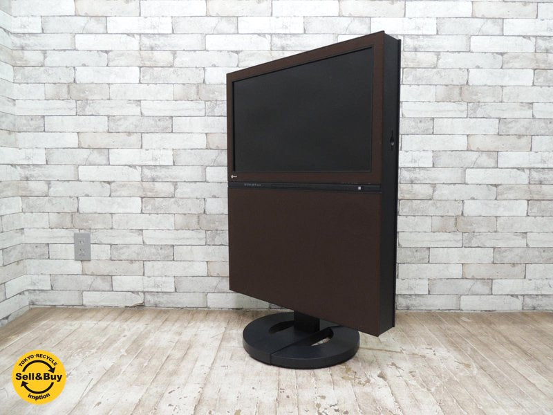 エイゾー EIZO 旧ナナオ フォリス FORIS.TV DVDプレーヤー付液晶テレビ SC26XD2 ダークブラウン 2007年製 26インチ 高さ4段階調整可能 川崎和男 ◇