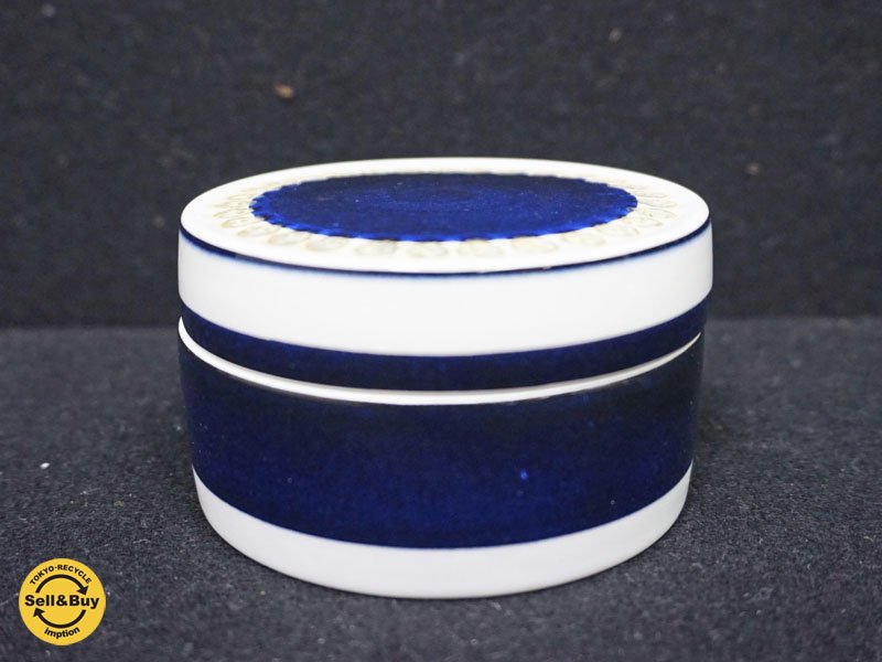 ロイヤルコペンハーゲン Royal Copenhagen ボンボニエール FAJANCE 小物入れ ●