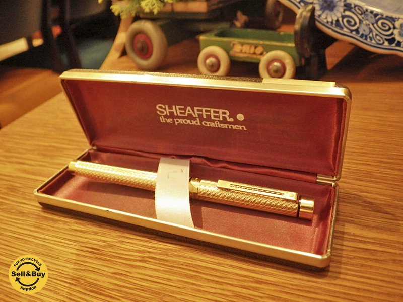 シェーファー SHEAFFER 万年筆 タルガ 1009 ペン先14K 585 箱付き ●
