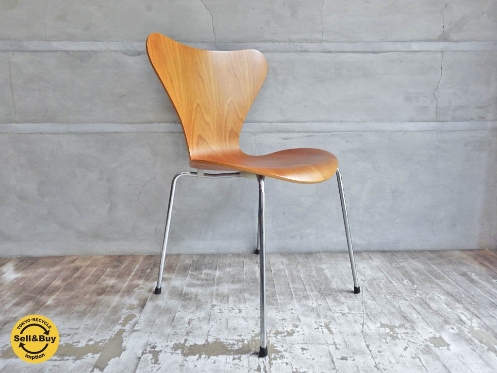 フリッツ ハンセン Fritz Hansen セブンチェア チェリー材 Arne Jacobsen アルネ・ヤコブセン ♪