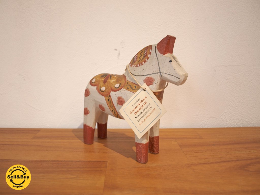 ダーラナホース Grannas A Olssons 幸せを呼ぶ馬 16cm ダーラヘスト Dalahäst 北欧 雑貨 スウェーデン ★