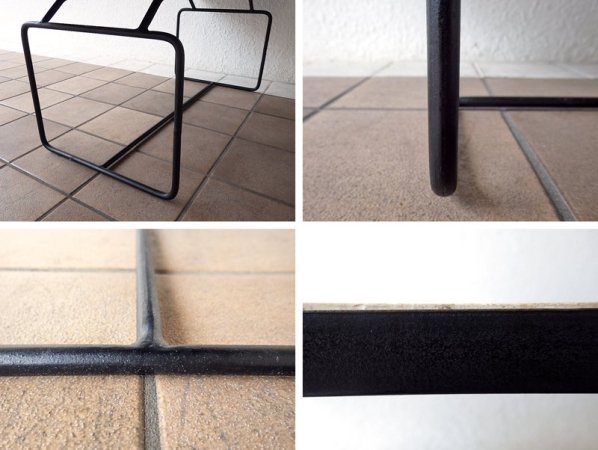 イデー IDEE マクタン ローテーブル MACTAN LOW TABLE 美品 飾り棚 ディスプレイラック 陳列棚 ベンチ リビングテーブル 天然石天板 ◇