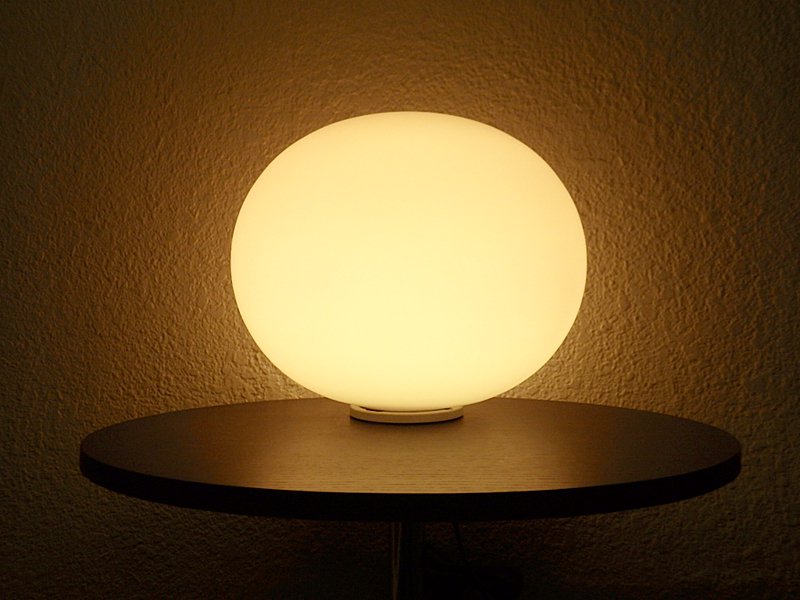 フロス FLOS グローボール GLO-BALL ベーシック1 BASIC1 テーブルスタンド ( テーブルランプ / フロアライト ) ジャスパーモリソン Jasper Morrison 美品 ◇