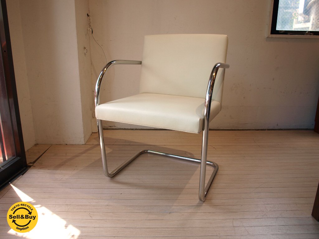 ノル スタジオ KNOLL Studio ノール ブルーノチェア Brno tubular chair ミース・ファン・デル・ローエ カンチレバー 正規品 ★