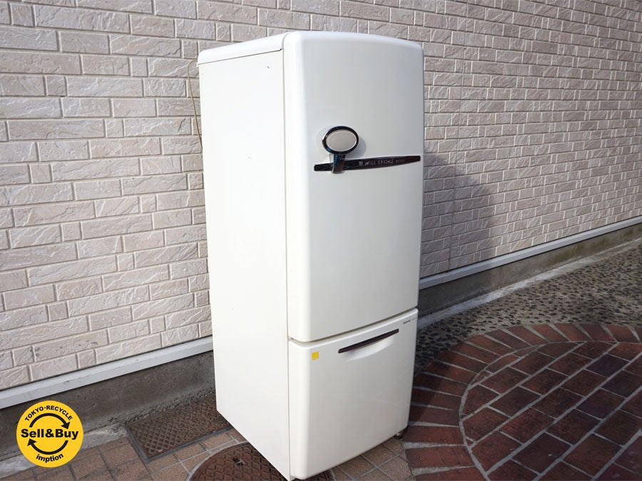 ナショナル National ウィル WiLL シリーズ 冷凍冷蔵庫 フリッジミニ FRIDGE mini ホワイト 2003年 162L ●