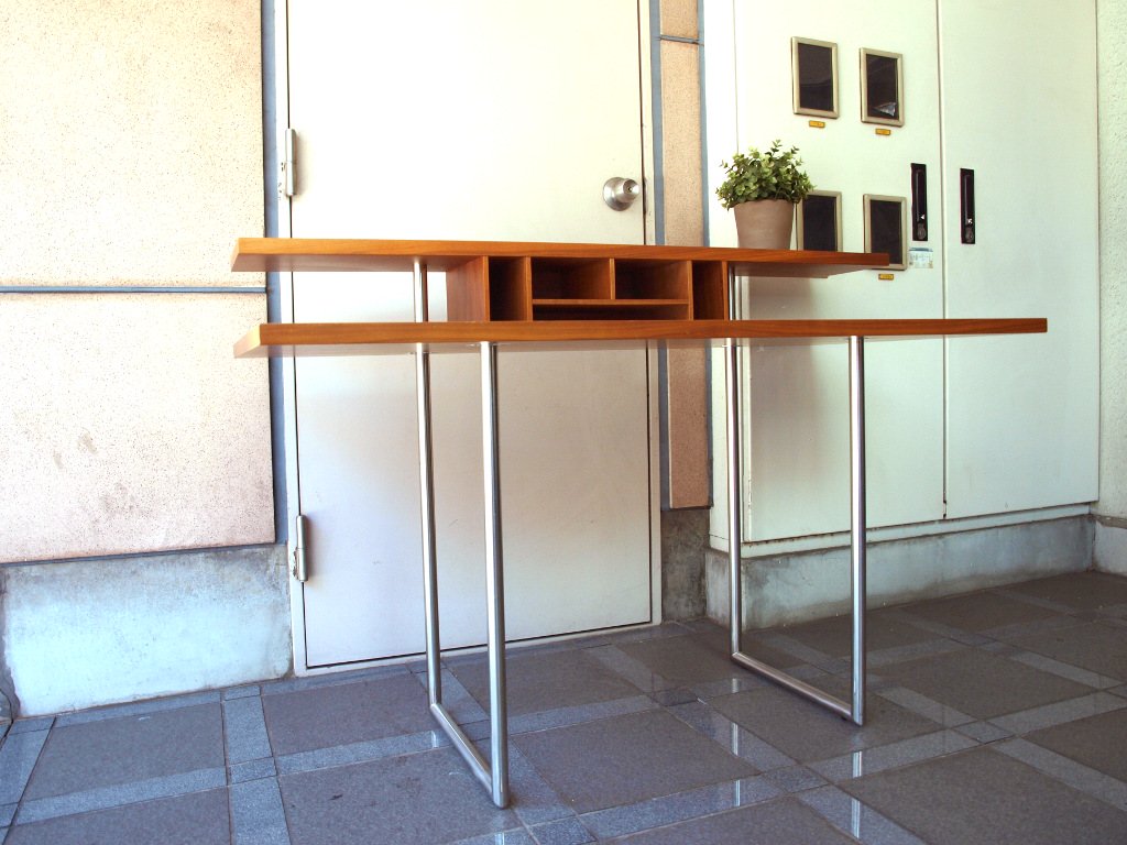 ザ コンランショップ THE CONRAN SHOP EILEEN デスク テレンス コンランデザイン ウォールナット× クロームレッグ ワークデスク ★