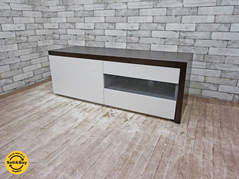 モダン デザイン Modern Design スライド AVボード 伸縮式 ローボード 120? ●