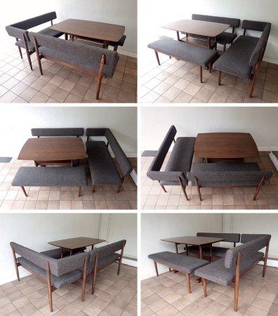 ウニコ unico スーク SUK ダイニングテーブル 廃盤&人気シリーズ カフェテーブル リビングテーブル マガジンラック付き 北欧スタイル ◇