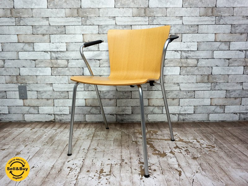 フリッツハンセン Fritz Hansen ヴィコデュオチェア VICODUO chair スタッキングチェア ビーチ材 ヴィコ・マジストレッティ Vico Magistretti デンマーク A ●