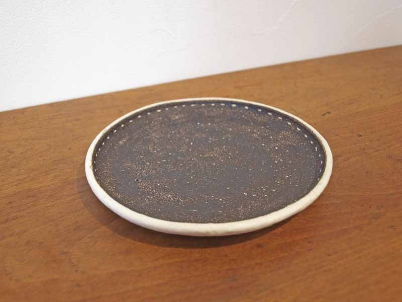 むくり工房 金井啓 かきおとしステッチ プレート 15cm レア ★