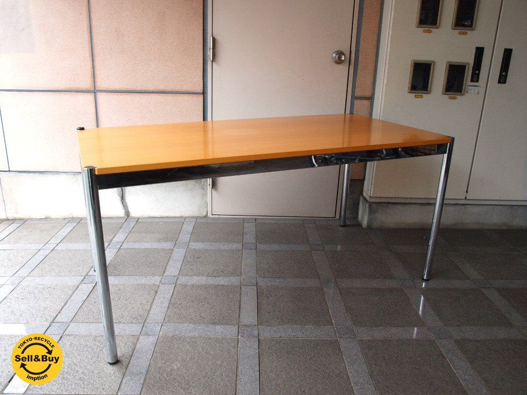 USMモジュラーファニチャー USMハラー テーブル USM Haller Table ナチュラル 定価:11.3万~ ダイニングテーブル オフィス デスク MoMA ★