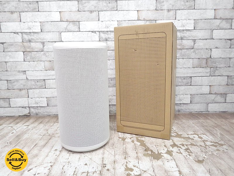 無印良品 MUJI 円柱型 空気清浄機 MJ-AP1 2014年製 適用床面積(目安)~30畳タイプ 360°集塵脱臭フィルター搭載 ●