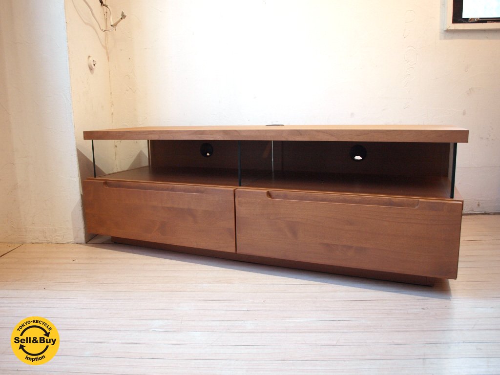 ウニコ unico ワイス WHYTH AVボード アルダー材 幅120cm 展示美品 壁面収納バックパネルなど拡張も可能 ★