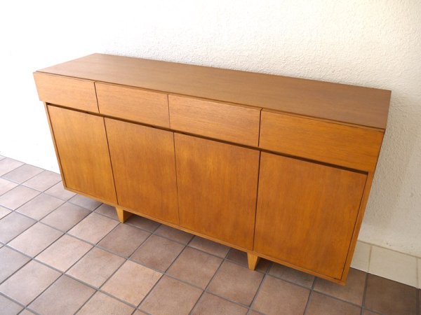 ウニコ unico コルソ CORSO 廃番人気シリーズ サイドボード W1500 オーク材 チークカラー 楢材 ポーランド製 ナチュラルモダンデザイン 参考価格¥83,790- ◇