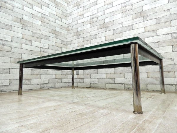 カッシーナ Cassina ビンテージ LC10-P ローテーブル センターテーブル コーヒーテーブル 巨匠 ル・コルビジエ Le Corbusier 名作 定価¥38.8万 MoMA永久収蔵品 ◇