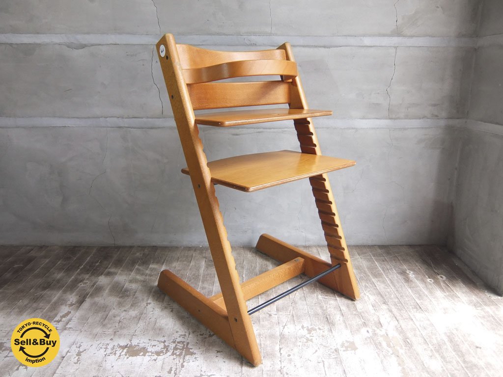 ストッケ STOKKE トリップトラップ TRIPP TRAPP 新型 チェア キッズ ベビーチェアチェリー ♪