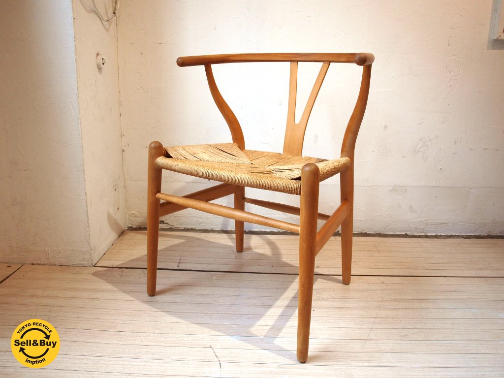 カール ハンセン & サン Carl Hansen & Son Yチェア CH24 ハンス・J・ウェグナー ビーチ材 Ⅽ 日本仕様の座面高 ★