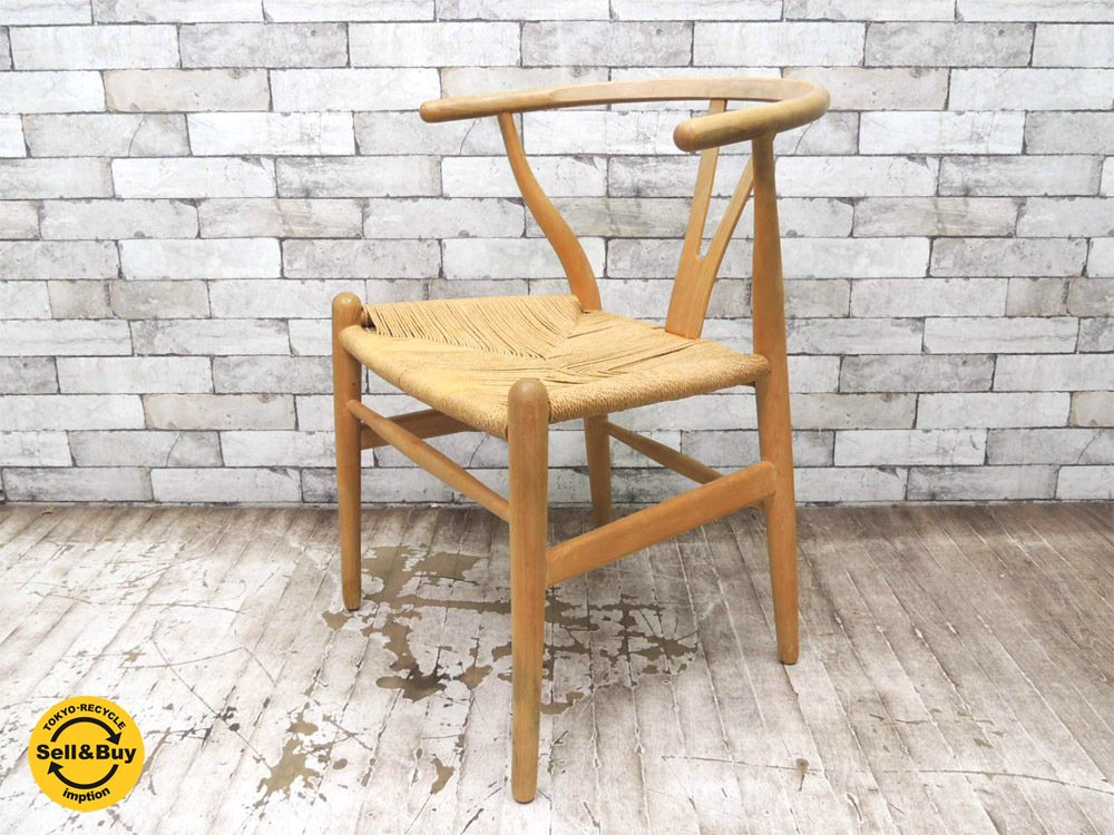 カールハンセン&サン Carl Hansen & son Yチェア ビーチ材 オイルフィニッシュ 日本仕様 ハンスJウェグナー デンマーク 北欧家具 C ●