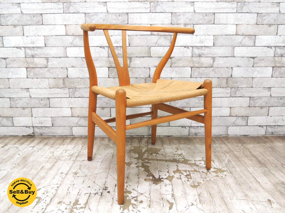 カールハンセン&サン Carl Hansen & son Yチェア ビーチ材 オイルフィニッシュ 日本仕様 ハンスJウェグナー デンマーク 北欧家具 B ●