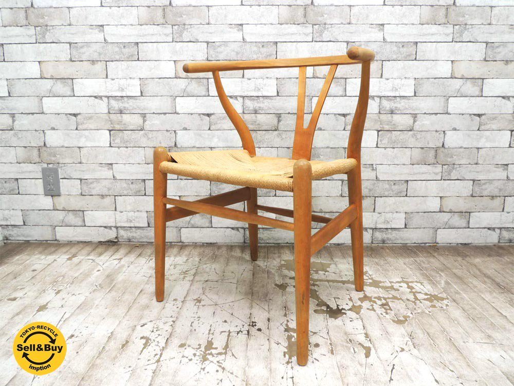 カールハンセン&サン Carl Hansen & son Yチェア ビーチ材 オイルフィニッシュ 日本仕様 ハンスJウェグナー デンマーク 北欧家具 A ●