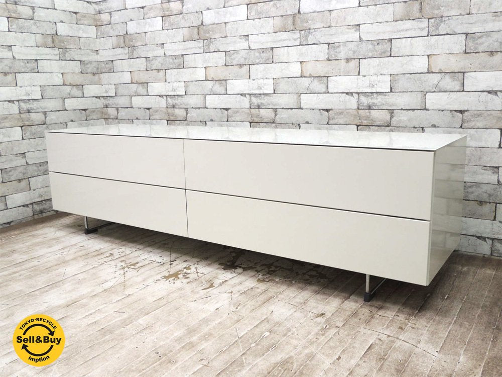 カッシーナイクスシー Cassina ixc. ロータス LOTUS シアターボード AVボード テレビ台 フラップ&ドロワー W170cm ●