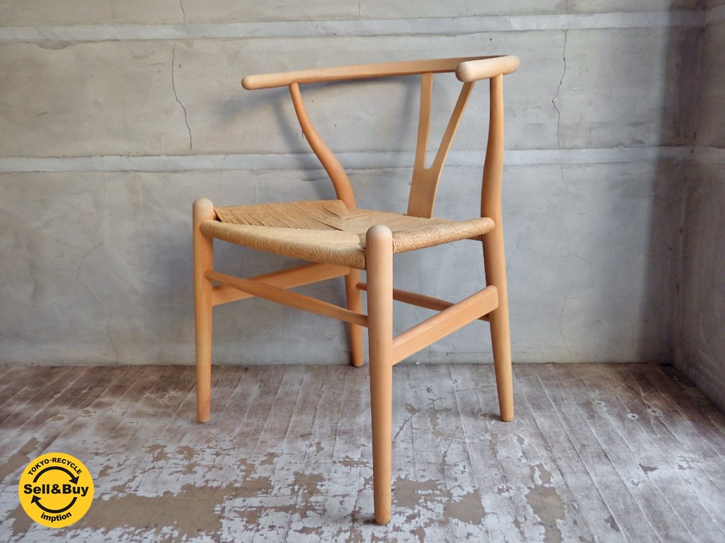 カールハンセン&サン Carl Hansen & son ビンテージ Yチェア CH24 ビーチ材 ハンスJウェグナー Hans J. Wener デンマーク B ♪