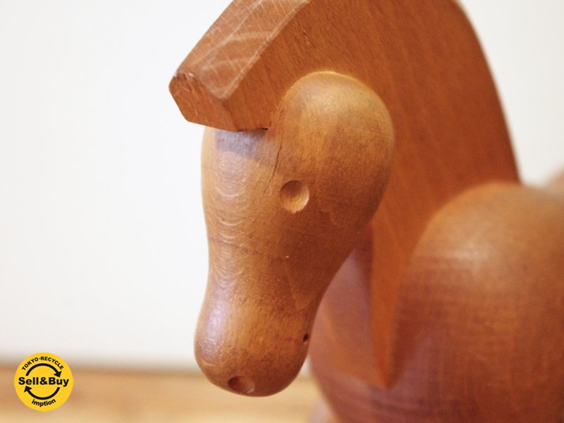 カイボイスン Kay Bojesen ビンテージ ポニー pony 木製オブジェ デンマーク 希少 ●