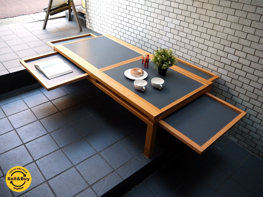 Bellato テトラテーブル TETRA TABLE HEXA Par6 basse Bernard Vuarnesson コーヒーテーブル エクステンション天板 イタリア ラージサイズ ■