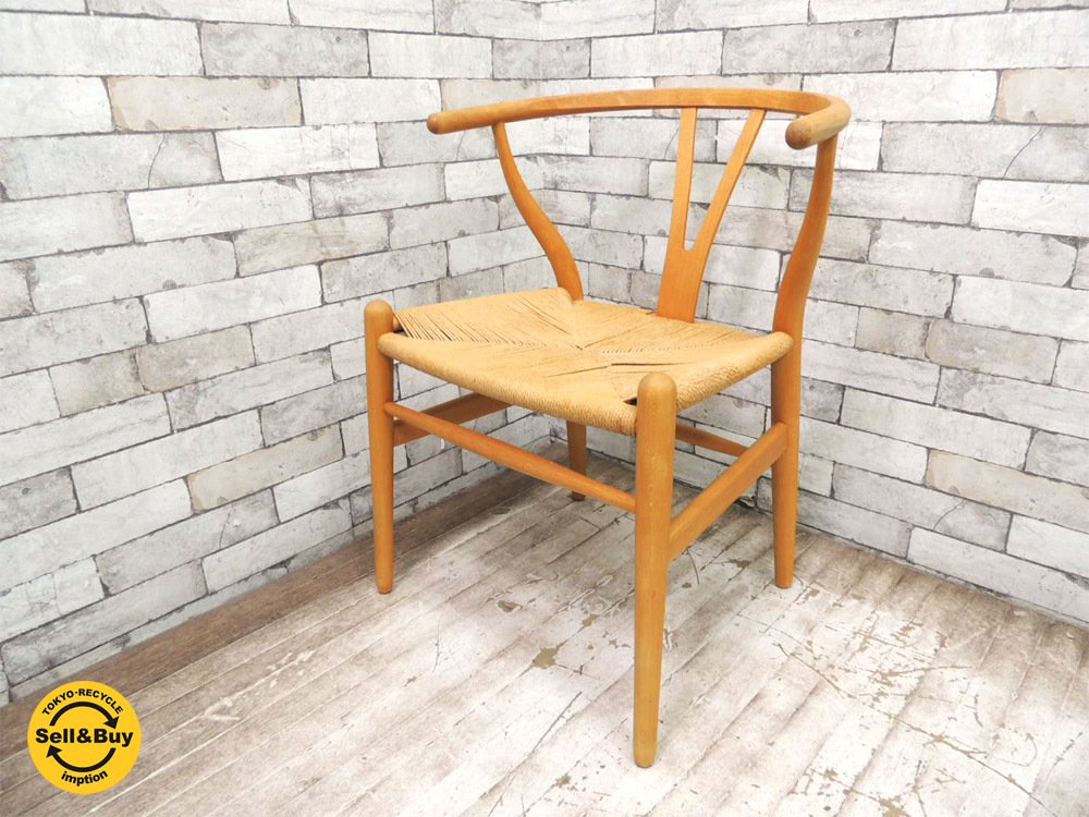 カールハンセン&サン Carl Hansen & son Yチェア ビーチ材 オイルフィニッシュ ハンスJウェグナー デンマーク 北欧家具 D ●