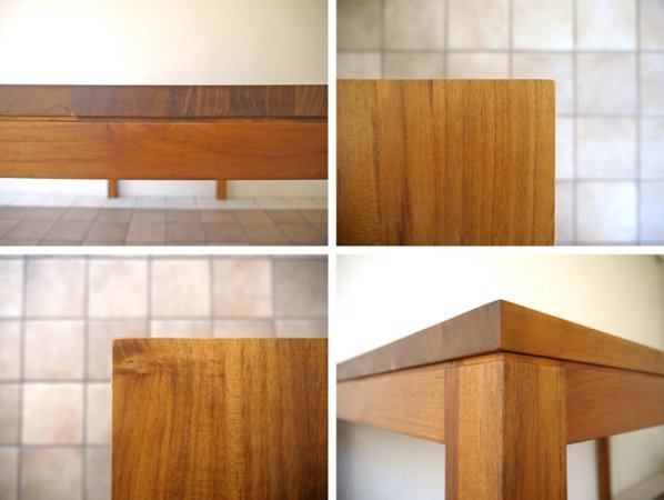 スコープ SCOPE 4040 テーブル 無垢チーク材 貴重 1stエディション&シリアルNo.1 定価¥194,400- 予約待ち人気商品 ダイニングテーブル 作業台 デスク 北欧 ナチュラル ◇