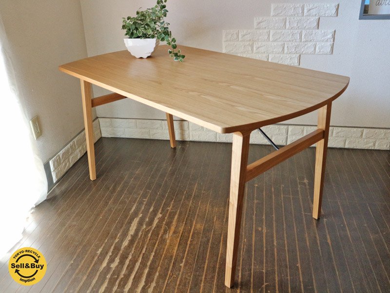 ウニコ unico クラルス CLARUS ダイニングテーブル アッシュ材 ◎