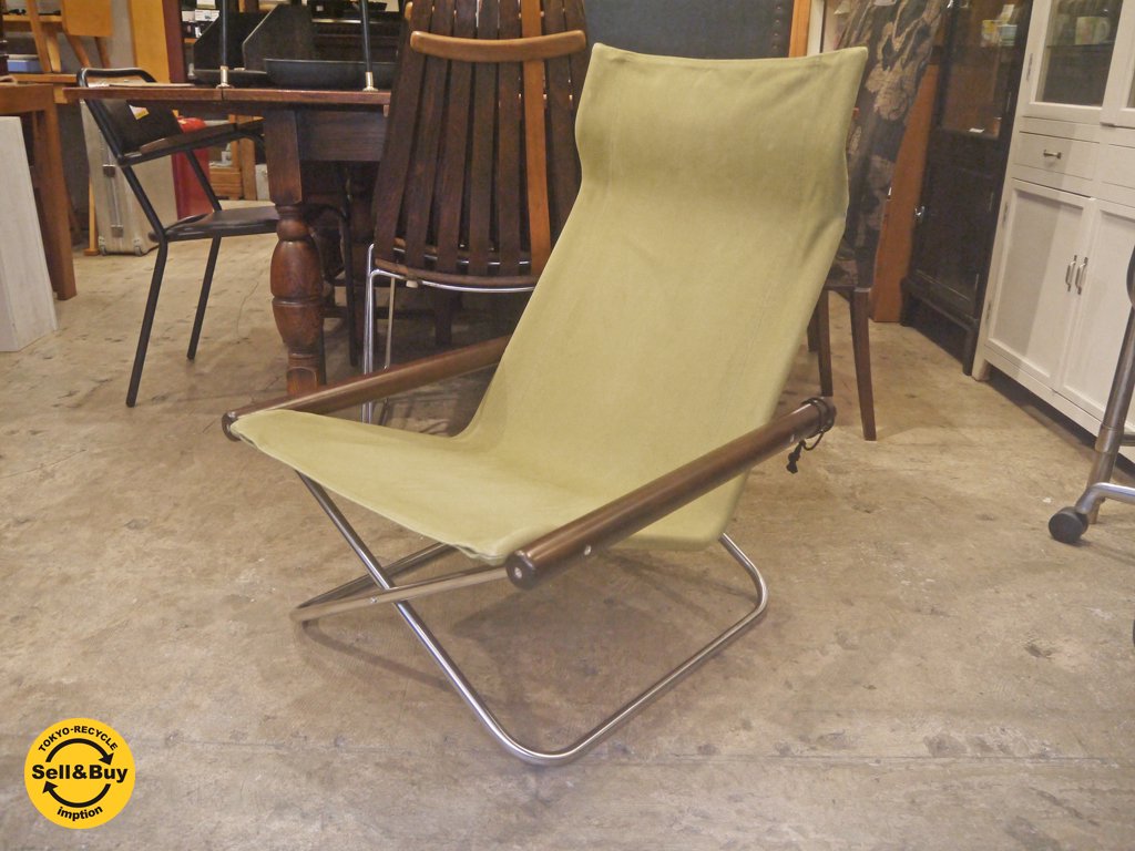 ニーチェア エックス Nychair X オリーブ 新居 猛 フォールディングチェア 折畳み椅子 グッドデザイン賞 ロングライフデザイン賞 ■