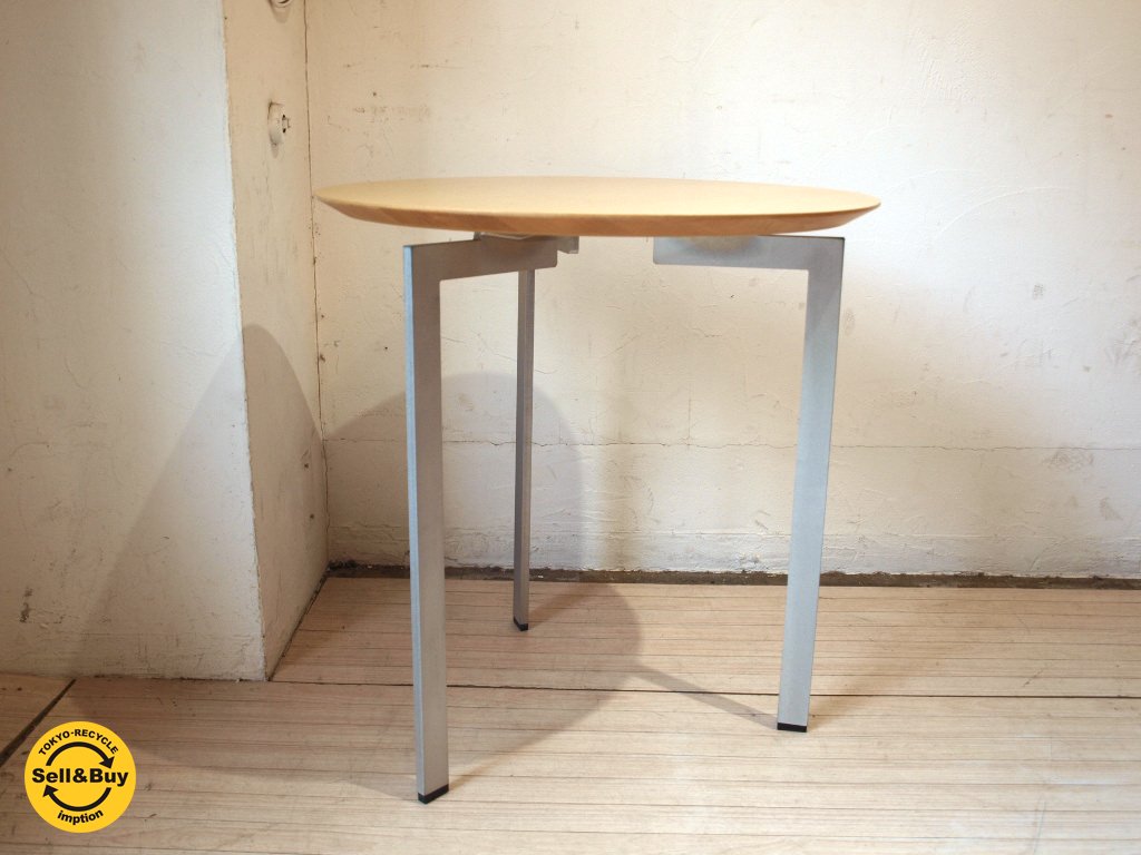 スウェーデン Karl Andersson TRIPPO サイドテーブル カフェテーブル 直径60cm バーチ材 Ulla Christiansson 北欧家具 ★