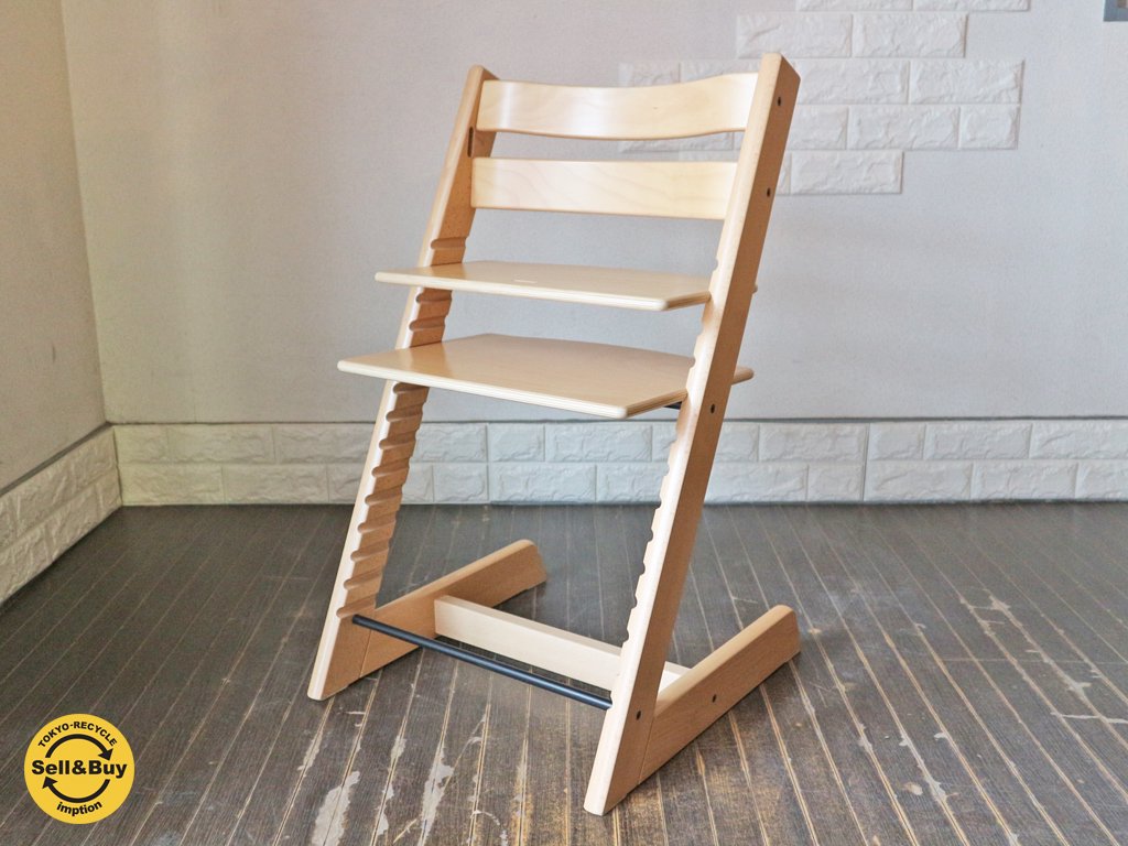 ストッケ STOKKE トリップトラップ TRIPP TRAPP チェア 新型 ナチュラル キッズチェア ベビーチェア ◎